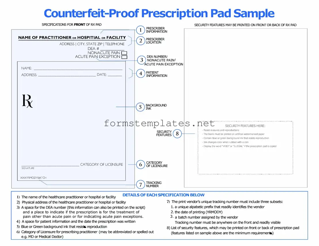 Free Prescription Pad Template