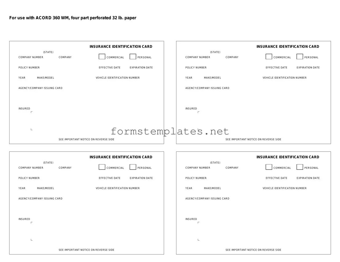 Free Acord 50 WM Template