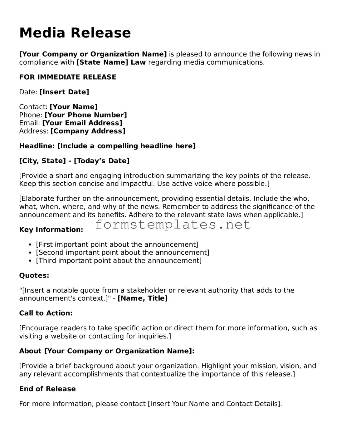 Attorney-Verified Media Release Form