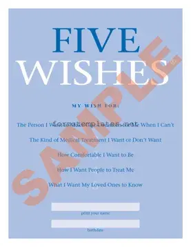 Free 5 Wishes Document Template