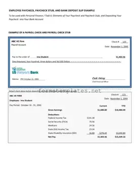 Free Payroll Check Template