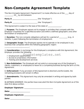 Attorney-Verified Non-compete Agreement Form