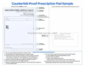 Free Prescription Pad Template