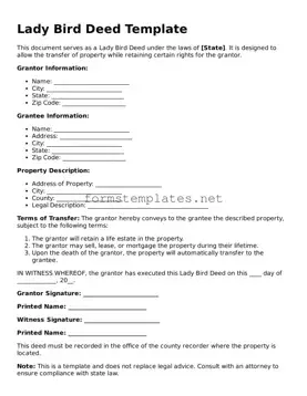 Attorney-Verified Lady Bird Deed Form
