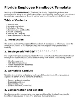 Attorney-Approved Florida Employee Handbook Template