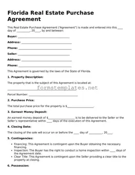 Attorney-Approved Florida Real Estate Purchase Agreement Template