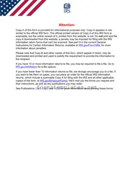 Free IRS 1099-MISC Template