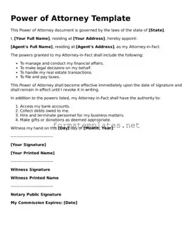 Attorney-Verified Power of Attorney Form