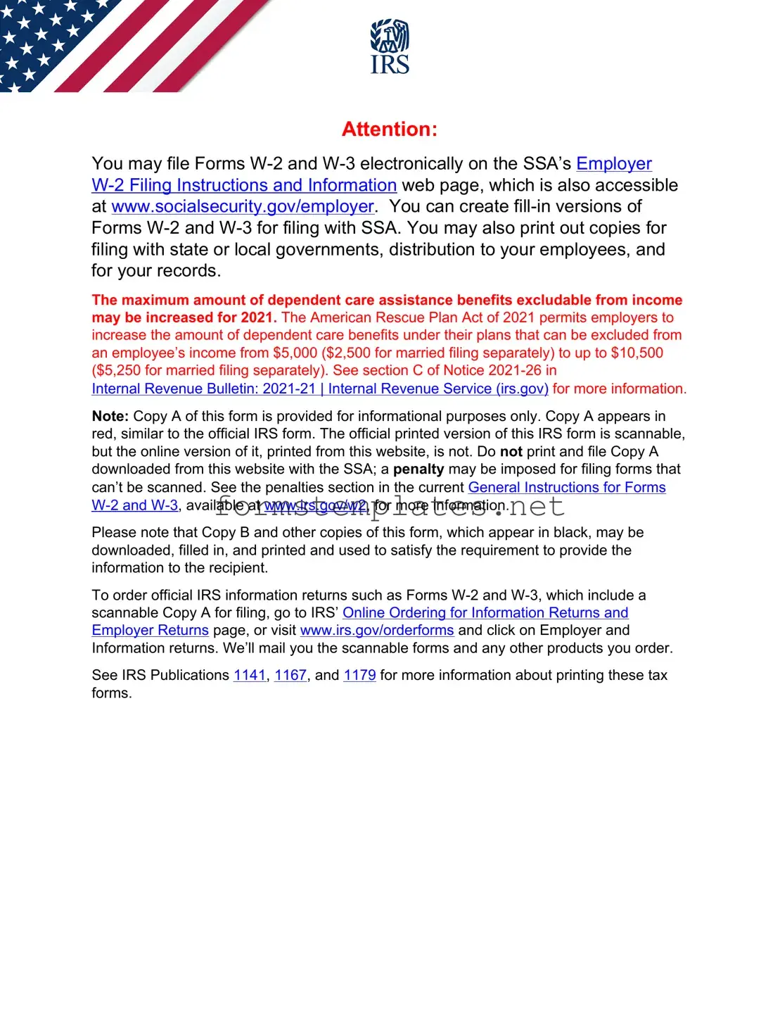 Free IRS W-2 Template